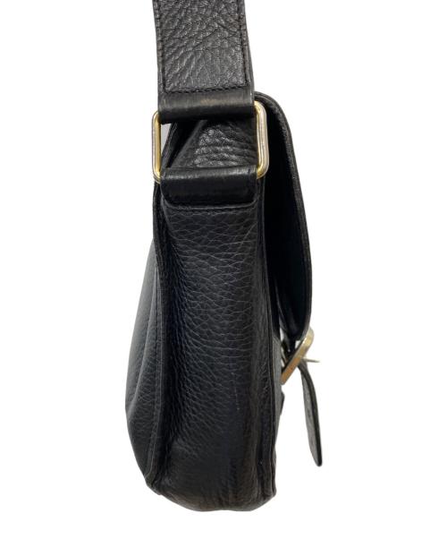 LANCEL（ランセル）LANCEL (ランセル) レザーショルダーバッグ ブラックの古着・服飾アイテム