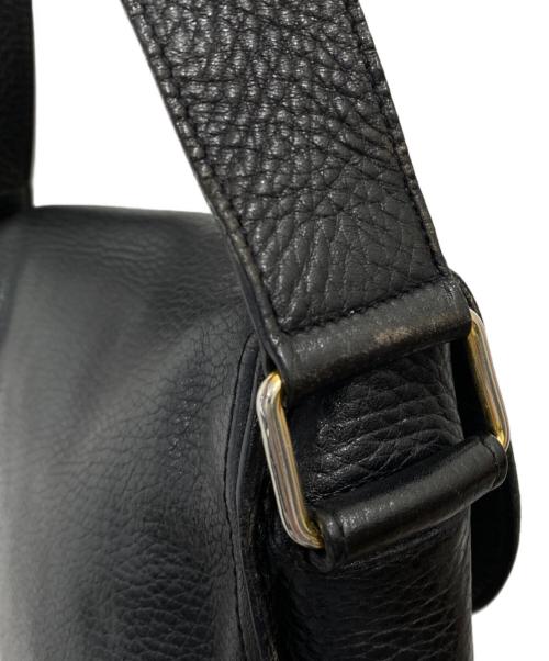 LANCEL（ランセル）LANCEL (ランセル) レザーショルダーバッグ ブラックの古着・服飾アイテム