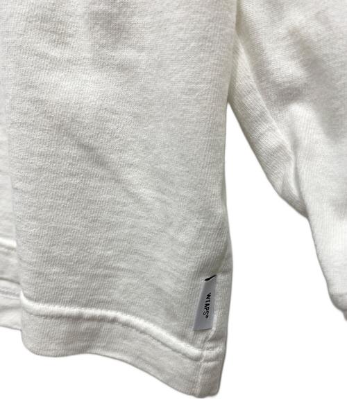 WTAPS（ダブルタップス）WTAPS (ダブルタップス) ロングスリーブプリントカットソー ホワイト サイズ:3の古着・服飾アイテム