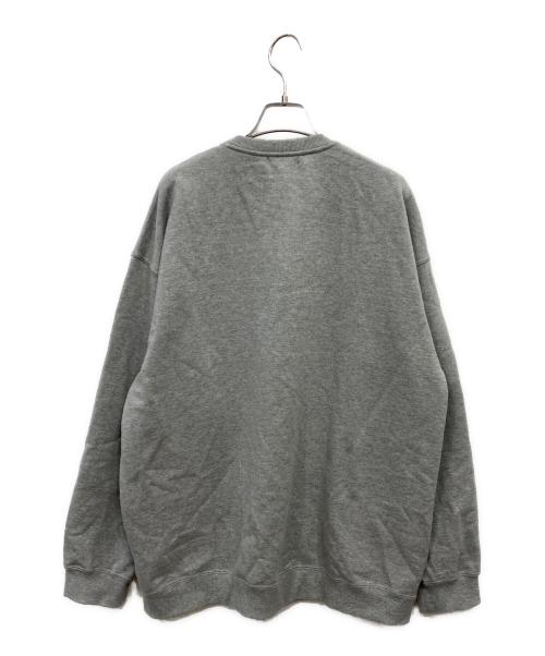 ZUCCA（ズッカ）ZUCCA (ズッカ) BIGミルスペック裏毛スウェット グレー サイズ:Mの古着・服飾アイテム