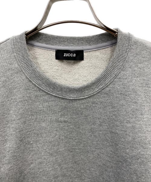 ZUCCA（ズッカ）ZUCCA (ズッカ) BIGミルスペック裏毛スウェット グレー サイズ:Mの古着・服飾アイテム