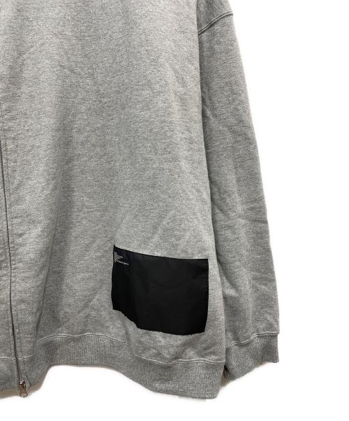 ZUCCA（ズッカ）ZUCCA (ズッカ) BIGミルスペック裏毛スウェット グレー サイズ:Mの古着・服飾アイテム