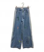 adidas Originals×FIORUCCIアディダスオリジナル×フィオルッチ）の古着「デニムトラックパンツ」｜インディゴ