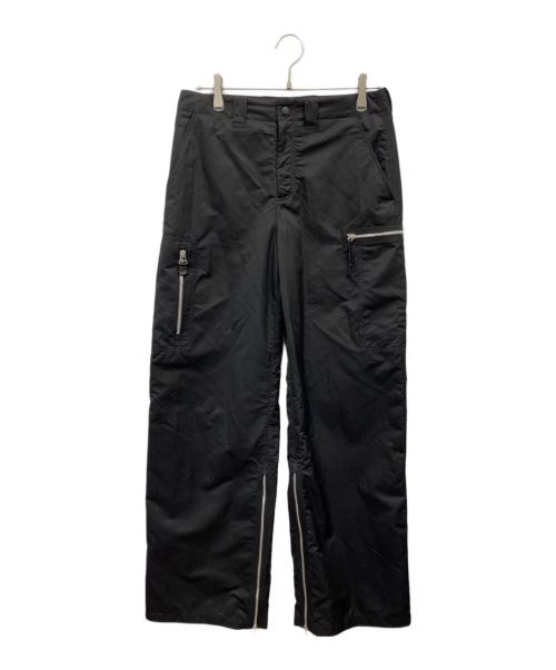 OUR LEGACY（アワーレガシー）OUR LEGACY (アワーレガシー) 24AW TACTICAL CARGO BLACK HIGH GLOSS SATEEN ブラック サイズ:46の古着・服飾アイテム