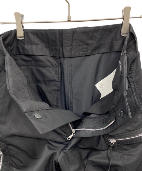 OUR LEGACY（アワーレガシー）OUR LEGACY (アワーレガシー) 24AW TACTICAL CARGO BLACK HIGH GLOSS SATEEN ブラック サイズ:46の古着・服飾アイテム