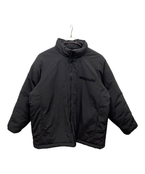 SHIPS any（シップスエニィ）SHIPS any (シップスエニィ) LEVEL7 オーバーサイズ 中綿 ミリタリー ジャケット ブラック サイズ:Lの古着・服飾アイテム