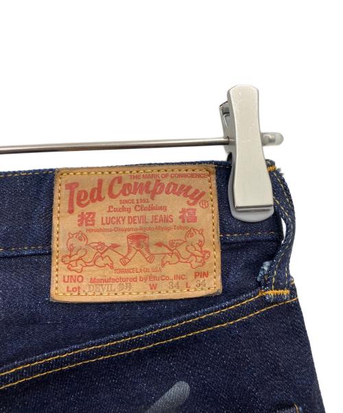 TED COMPANY（テッドカンパニー）TED COMPANY (テッドカンパニー) セルビッチデニムパンツ インディゴ サイズ:W34の古着・服飾アイテム