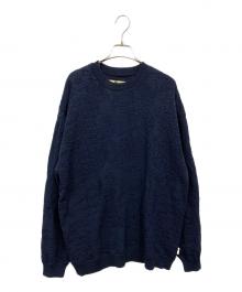 SSZ（エスエスズィー）の古着「24AW GET HAMMERED コットンポリ ジャガードニット」｜ネイビー