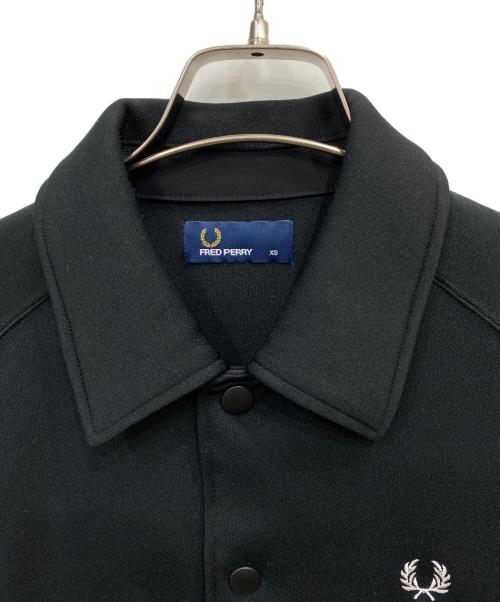 FRED PERRY（フレッドペリー）FRED PERRY (フレッドペリー) スウェットジャケット ブラック サイズ:ＸＳの古着・服飾アイテム