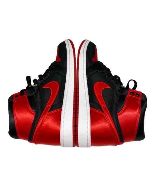 NIKE（ナイキ）NIKE (ナイキ) WMNS AIR JORDAN 1 RETRO HIGH OG ブラック×レッド サイズ:US7.5の古着・服飾アイテム