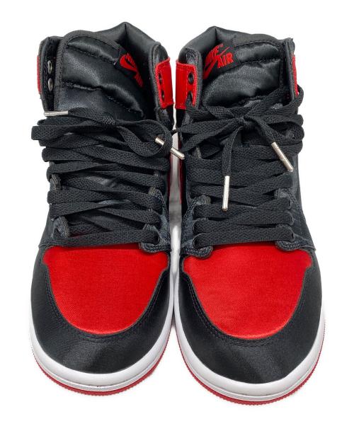 NIKE（ナイキ）NIKE (ナイキ) WMNS AIR JORDAN 1 RETRO HIGH OG ブラック×レッド サイズ:US7.5の古着・服飾アイテム