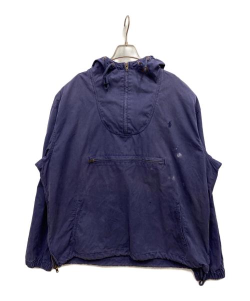 POLO RALPH LAUREN（ポロ・ラルフローレン）POLO RALPH LAUREN (ポロ・ラルフローレン) ハーフジップアノラックパーカー ネイビー サイズ:Mの古着・服飾アイテム