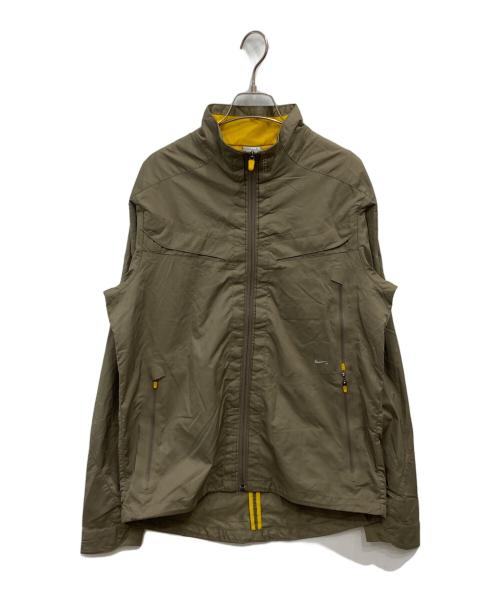 NIKE+（ナイキ）NIKE+ (ナイキ) fit jacket Air flow jackets ブラウン サイズ:Sの古着・服飾アイテム