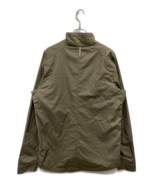 NIKE+（ナイキ）NIKE+ (ナイキ) fit jacket Air flow jackets ブラウン サイズ:Sの古着・服飾アイテム
