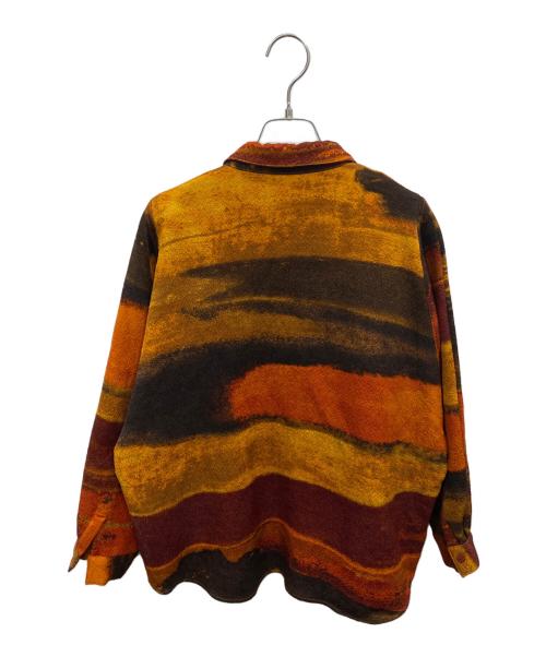 PERVERZE（パーバーズ）PERVERZE (パーバーズ) 総柄シャツ オレンジ サイズ:freeの古着・服飾アイテム