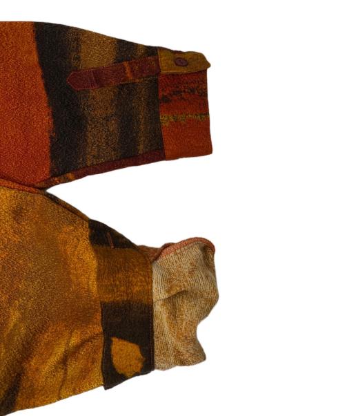 PERVERZE（パーバーズ）PERVERZE (パーバーズ) 総柄シャツ オレンジ サイズ:freeの古着・服飾アイテム