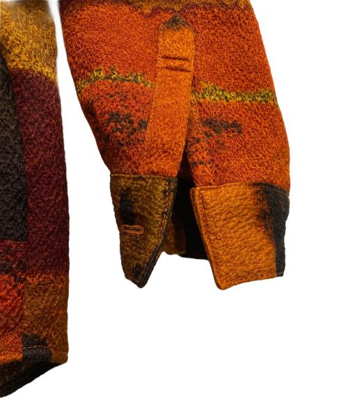 PERVERZE（パーバーズ）PERVERZE (パーバーズ) 総柄シャツ オレンジ サイズ:freeの古着・服飾アイテム