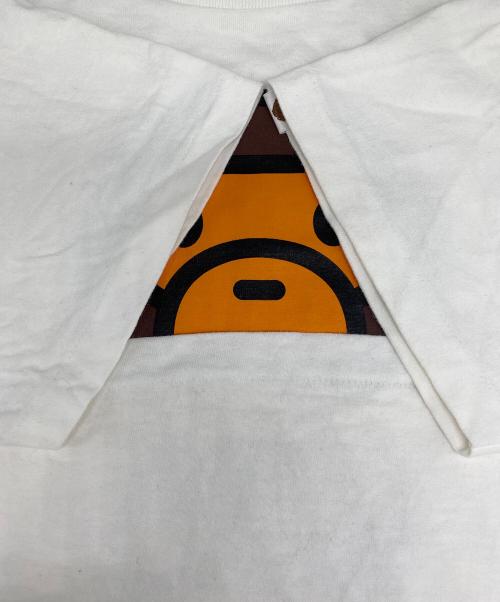 A BATHING APE（ア ベイシング エイプ）A BATHING APE (ア ベイシング エイプ) BABY MILO TEE ホワイト サイズ:Mの古着・服飾アイテム