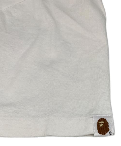 A BATHING APE（ア ベイシング エイプ）A BATHING APE (ア ベイシング エイプ) BABY MILO TEE ホワイト サイズ:Mの古着・服飾アイテム