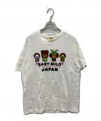 A BATHING APEア ベイシング エイプ）の古着「BABY MILO JAPAN TEE」｜ホワイト
