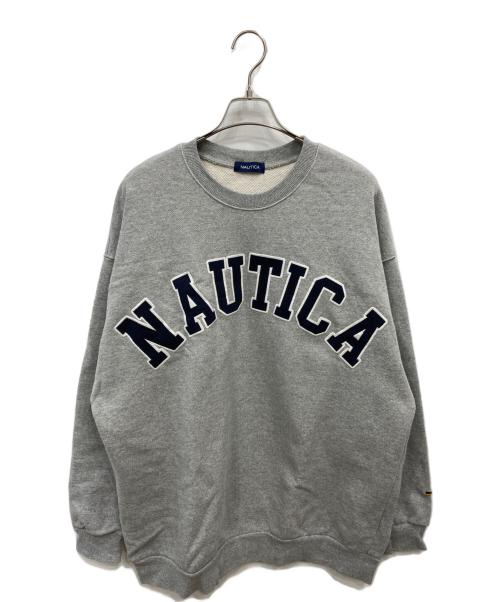 NAUTICA（ノーティカ）NAUTICA (ノーティカ) クルーネックスウェット グレー サイズ:XLの古着・服飾アイテム