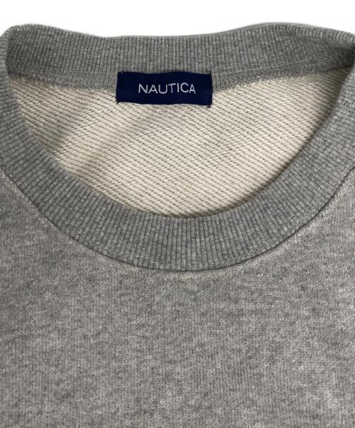 NAUTICA（ノーティカ）NAUTICA (ノーティカ) クルーネックスウェット グレー サイズ:XLの古着・服飾アイテム