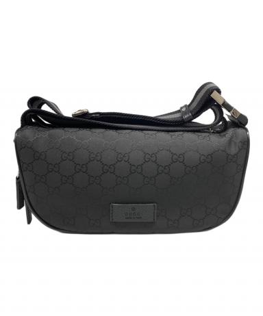 中古・古着通販】GUCCI (グッチ) GGナイロン クロスボディバッグ