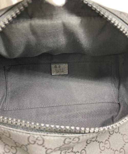 GUCCI（グッチ）GUCCI (グッチ) GGナイロン クロスボディバッグ ブラック サイズ:表記無しの古着・服飾アイテム