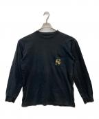 stussyステューシー）の古着「90's ポケットロングスリーブカットソー」｜ブラック
