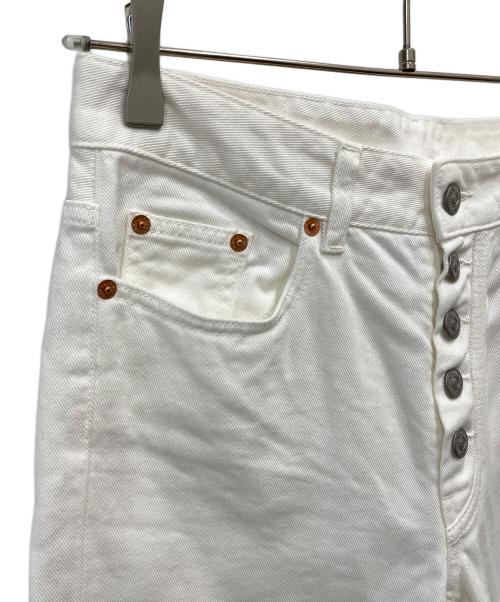 MM6 Maison Margiela（エムエムシックスメゾンマルジェラ）MM6 Maison Margiela (エムエムシックス メゾンマルジェラ) ストレートデニムパンツ ホワイト サイズ:40の古着・服飾アイテム