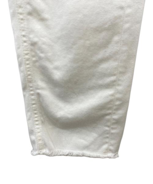 MM6 Maison Margiela（エムエムシックスメゾンマルジェラ）MM6 Maison Margiela (エムエムシックス メゾンマルジェラ) ストレートデニムパンツ ホワイト サイズ:40の古着・服飾アイテム