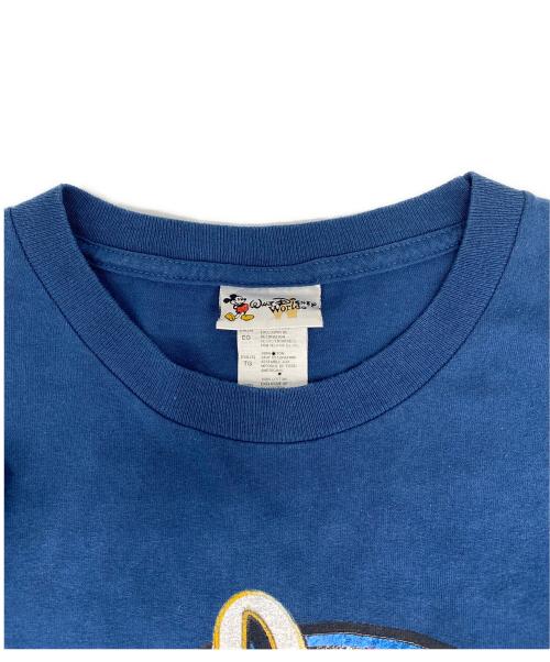 DISNEY（ディズニー）DISNEY (ディズニー) プリントTシャツ ネイビー サイズ:XLの古着・服飾アイテム