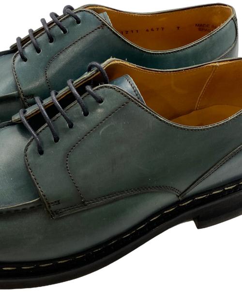 berwick（バーウィック）berwick (バーウィック) 4477 LUVIGN Uチップシューズ グリーン サイズ:7の古着・服飾アイテム