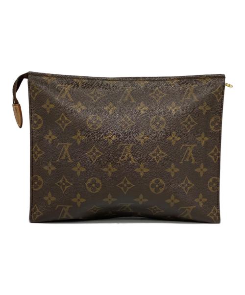 LOUIS VUITTON（ルイ ヴィトン）LOUIS VUITTON (ルイ ヴィトン) クラッチバッグ ブラウン サイズ:表記無しの古着・服飾アイテム