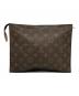 LOUIS VUITTON (ルイ ヴィトン) クラッチバッグ ブラウン サイズ:表記無し：10000円