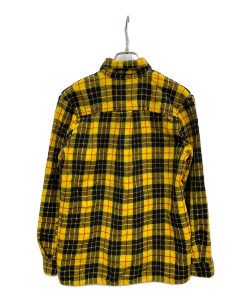 Palm Angels（パーム エンジェルス）Palm Angels (パーム エンジェルス) スタッズジャケット イエロー×ブラック サイズ:46の古着・服飾アイテム