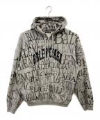 BALENCIAGAバレンシアガ）の古着「19SS 総柄アーチロゴジップパーカー」｜グレー