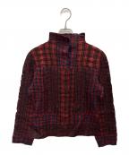 yoshiki hishinumaヨシキ・ヒシヌマ）の古着「シワ加工シャツ」｜レッド