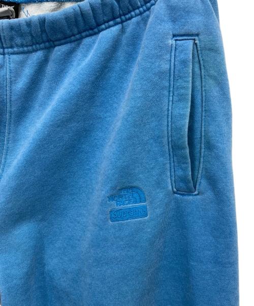 THE NORTH FACE（ザ ノース フェイス）THE NORTH FACE (ザ ノース フェイス) Supreme (シュプリーム) Pigment Printed Sweatpant ブルー サイズ:Sの古着・服飾アイテム