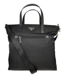 PRADA（プラダ）の古着「2WAYトートバッグ」｜ブラック
