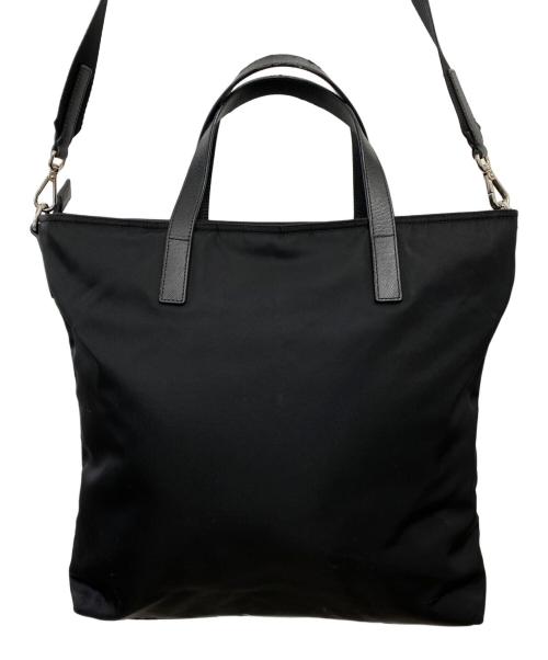 PRADA（プラダ）PRADA (プラダ) 2WAYトートバッグ ブラックの古着・服飾アイテム