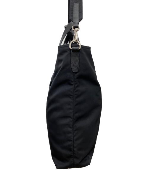 PRADA（プラダ）PRADA (プラダ) 2WAYトートバッグ ブラックの古着・服飾アイテム