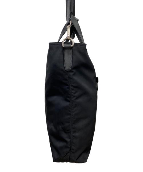 PRADA（プラダ）PRADA (プラダ) 2WAYトートバッグ ブラックの古着・服飾アイテム