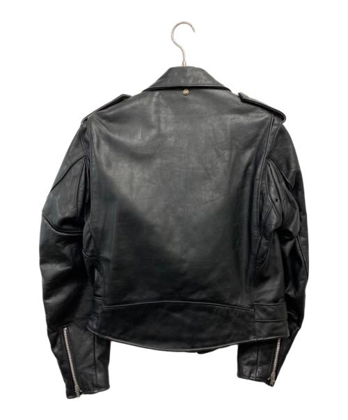 PERFECTO by Schott（パーフェクト バイ ショット）PERFECTO by Schott (パーフェクト バイ ショット) ダブルライダースジャケット ブラック サイズ:40の古着・服飾アイテム