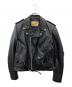 PERFECTO by Schott（パーフェクト バイ ショット）の古着「ダブルライダースジャケット」｜ブラック