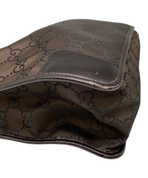 GUCCI（グッチ）GUCCI (グッチ) GGキャンバストートバック ブラウンの古着・服飾アイテム