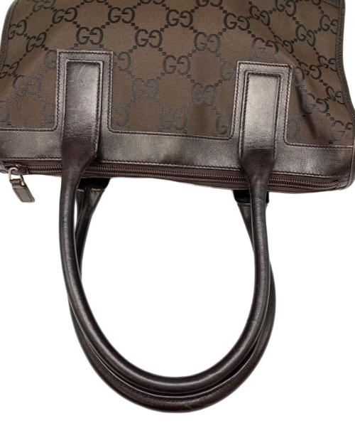 GUCCI（グッチ）GUCCI (グッチ) GGキャンバストートバック ブラウンの古着・服飾アイテム