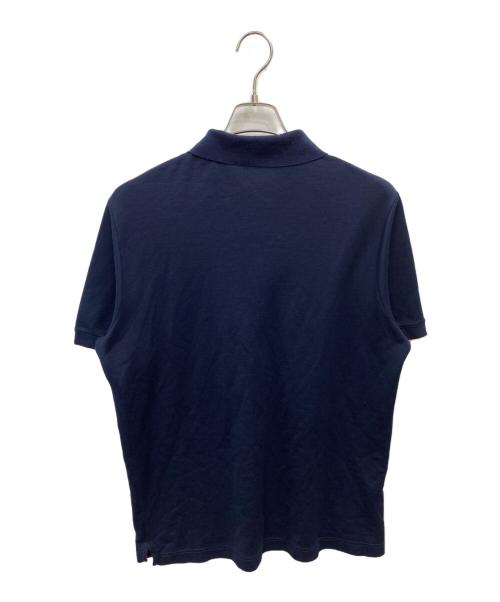 HERMES（エルメス）HERMES (エルメス) ドゥブル・ジュ・ポロシャツ ネイビー サイズ:XXLの古着・服飾アイテム