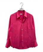 BED J.W. FORDベッドフォード）の古着「Wide Sleeve Shirts」｜ピンク