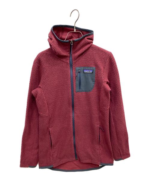 Patagonia（パタゴニア）Patagonia (パタゴニア) R1エア・フルジップ・フーディ レッド サイズ:Sの古着・服飾アイテム